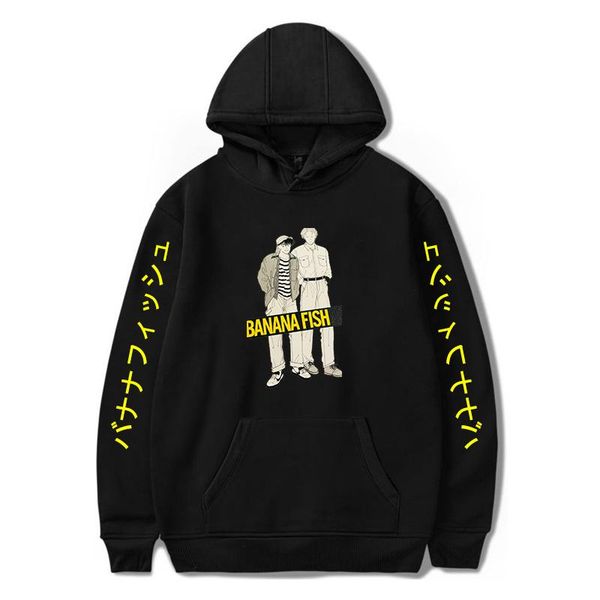 men's hoodies & sweatshirts banana fish anime hoodie fashion ash lynx harajuku sweatshirt pullover streetwear coolclothes, Black
men's hoodies & sweatshirts banana fish anime hoodie fashion ash lynx harajuku sweatshirt pullover streetwear coolclothes, Black