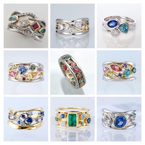 cluster rings caoshi trendy exquisite design women's party with multicolor cubic zirconia high-quality accessories s for mom, Golden;silver
cluster rings caoshi trendy exquisite design women's party with multicolor cubic zirconia high-quality accessories s for mom, Golden;silver