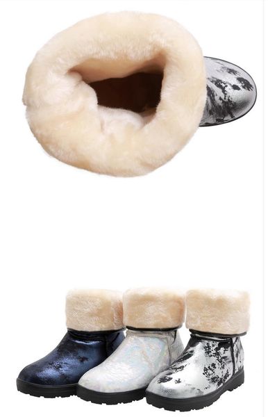 big size 33 to 48 49 50 women snow cotton fur boots female prints thick plush ankle booties, Black
big size 33 to 48 49 50 women snow cotton fur boots female prints thick plush ankle booties, Black