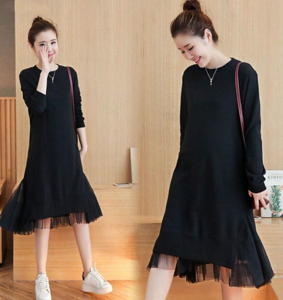 maternity dresses dress autumn black clothes for pregnant women pregnancy clothing vestidos de maternidad, White
maternity dresses dress autumn black clothes for pregnant women pregnancy clothing vestidos de maternidad, White