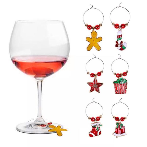 christmas decorations 6pcs decoration drop oil pendants wine glass marker home party decor year merry charm
christmas decorations 6pcs decoration drop oil pendants wine glass marker home party decor year merry charm