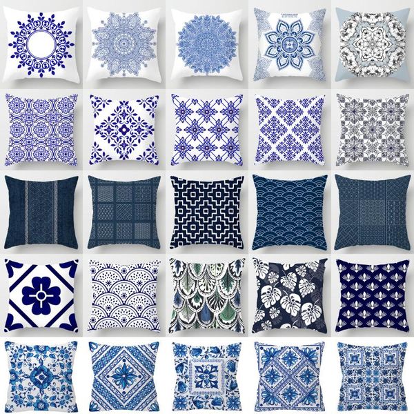 cushion/decorative pillow blue white porcelain print cushions case bohemian style mandala geometry pillows modern fashion sofa chairs throw
cushion/decorative pillow blue white porcelain print cushions case bohemian style mandala geometry pillows modern fashion sofa chairs throw