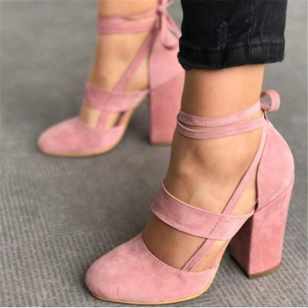 women sandals flock lace up 8cm thick heel high heels round toe front & rear strap shallow sandal for shoes size 35-42, Black
women sandals flock lace up 8cm thick heel high heels round toe front & rear strap shallow sandal for shoes size 35-42, Black