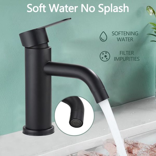 bathroom sink faucets stainless steel single hole cold water mixer tap washbasin mablack faucet with tube accessories
bathroom sink faucets stainless steel single hole cold water mixer tap washbasin mablack faucet with tube accessories