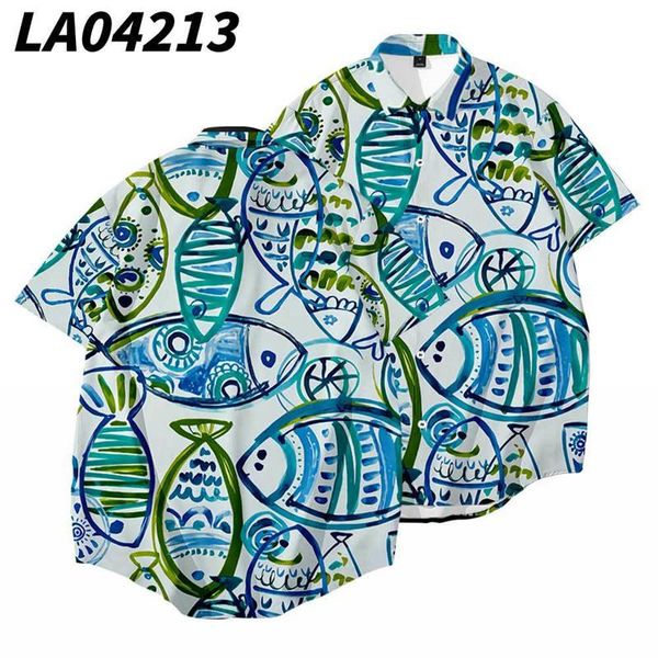 men's casual shirts fish printed summer men vintage loose beach shirt hawaiian short sleeve streetwear oversize 6xl, White;black
men's casual shirts fish printed summer men vintage loose beach shirt hawaiian short sleeve streetwear oversize 6xl, White;black