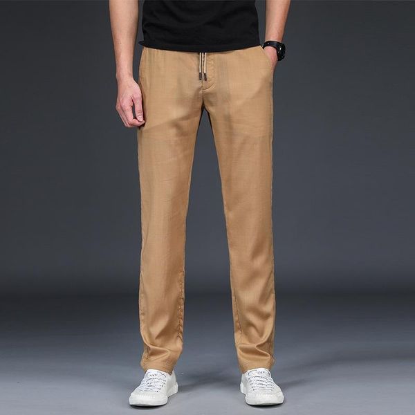 men's pants brand summer thin men fashion casual loose long trousers male soft breathable stretch straight pant plus size clothing, Black
men's pants brand summer thin men fashion casual loose long trousers male soft breathable stretch straight pant plus size clothing, Black