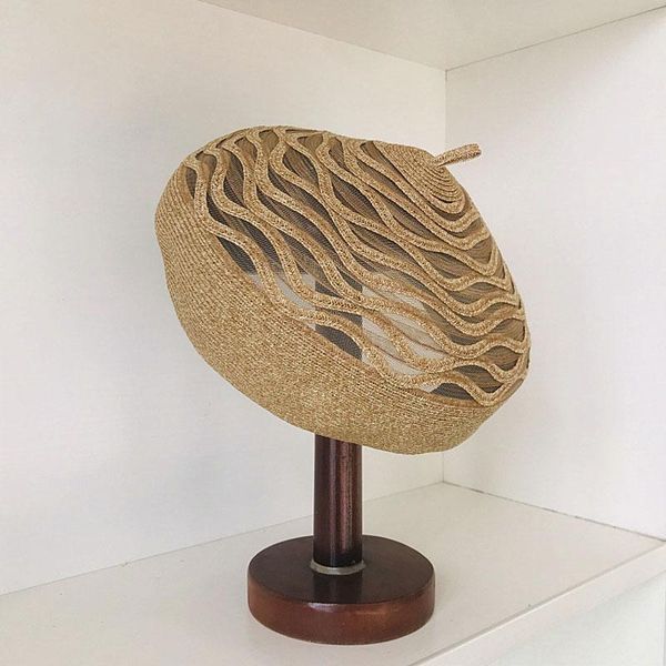 berets japanese style spring summer ladies retro mixed color straw beret mesh breathable painter hat fashion vintage baret, Blue;gray
berets japanese style spring summer ladies retro mixed color straw beret mesh breathable painter hat fashion vintage baret, Blue;gray