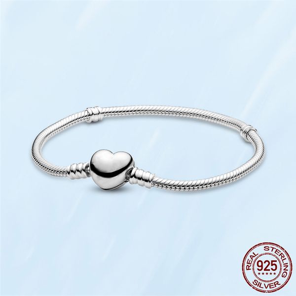 femme 925 sterling silver charm bracelets for women fit pandora beads classic basic snake chain bracelet heart style lady gift with original, Golden;silver
femme 925 sterling silver charm bracelets for women fit pandora beads classic basic snake chain bracelet heart style lady gift with original, Golden;silver