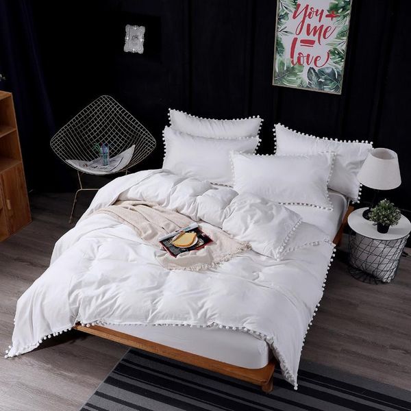 bedding sets ball pom fringe duvet cover pillowcase 100%cotton ultra soft solid white pink set girls bed sheet twin king size
bedding sets ball pom fringe duvet cover pillowcase 100%cotton ultra soft solid white pink set girls bed sheet twin king size