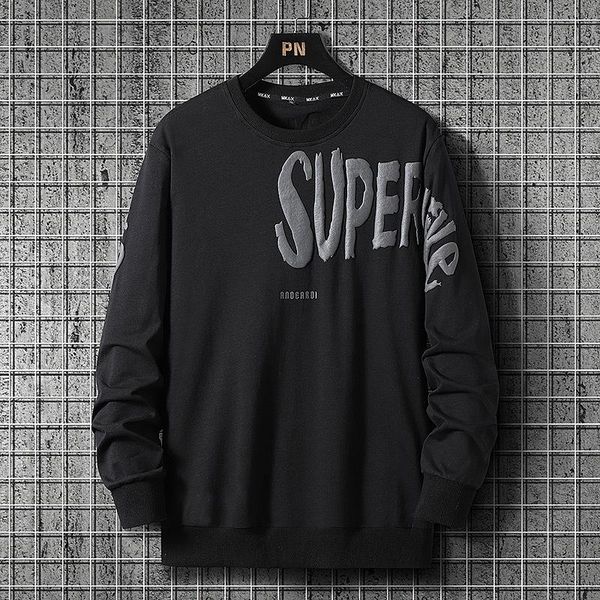 men's hoodies & sweatshirts 2021 men fashion sweater youth letter printing loose and versatile simple casual oversized 7xl 8xl, Black
men's hoodies & sweatshirts 2021 men fashion sweater youth letter printing loose and versatile simple casual oversized 7xl 8xl, Black