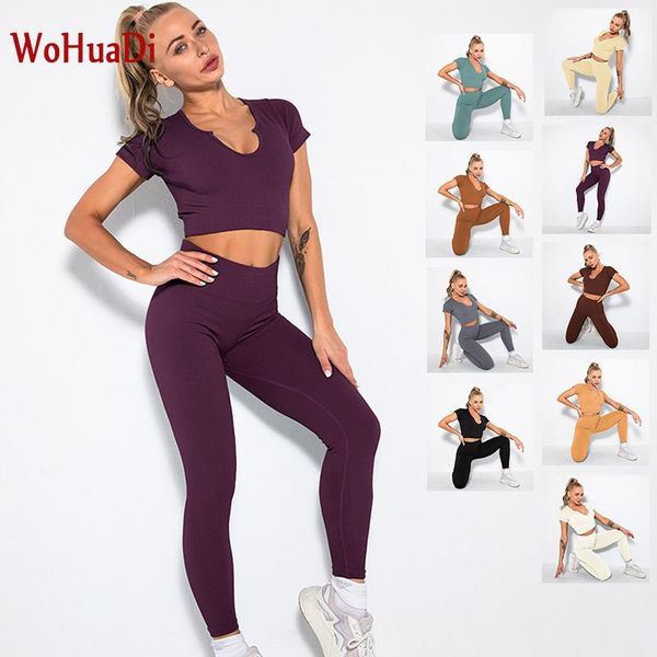 yoga outfit wohuadi seamless sports suits women set workout sportswear gym clothing fitness short sleeve crop high waist leggings
yoga outfit wohuadi seamless sports suits women set workout sportswear gym clothing fitness short sleeve crop high waist leggings