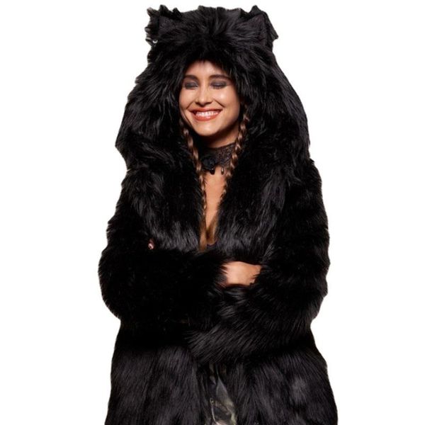 women's fur & faux trodeam 2021 coats for autumn and winter with o-neck collars mid-length hooded ear top, Black
women's fur & faux trodeam 2021 coats for autumn and winter with o-neck collars mid-length hooded ear top, Black
