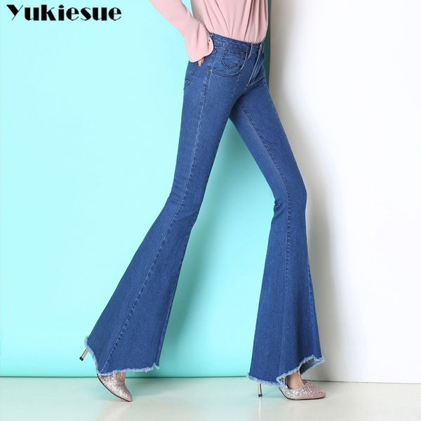 high wa ist jeans for women skinny mom jeans woman women's trousers female flare pants denim jeans plus size vaqueros mujer 210519, Blue
high wa ist jeans for women skinny mom jeans woman women's trousers female flare pants denim jeans plus size vaqueros mujer 210519, Blue