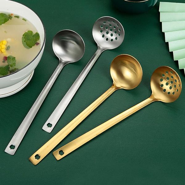spoons 1pcs stainless steel silver spoon colander pot long handle flatware soup drinking tools kitchen gadget
spoons 1pcs stainless steel silver spoon colander pot long handle flatware soup drinking tools kitchen gadget