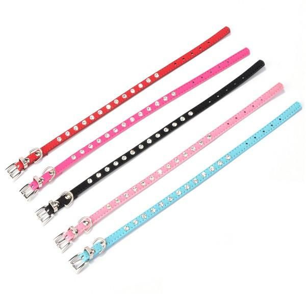 dog collars & leashes pet suede collar pu leather crystal rhinestone puppy cat necklace xxs xs s m
dog collars & leashes pet suede collar pu leather crystal rhinestone puppy cat necklace xxs xs s m