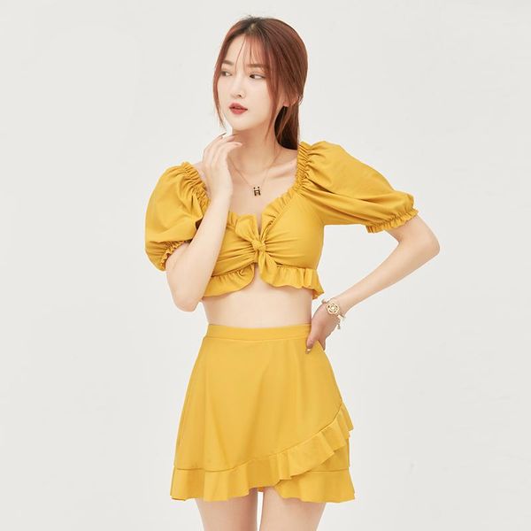 one-piece suits 2021 two piece swimsuit with breast pad slender fresh backless student bikini yellow for women
one-piece suits 2021 two piece swimsuit with breast pad slender fresh backless student bikini yellow for women
