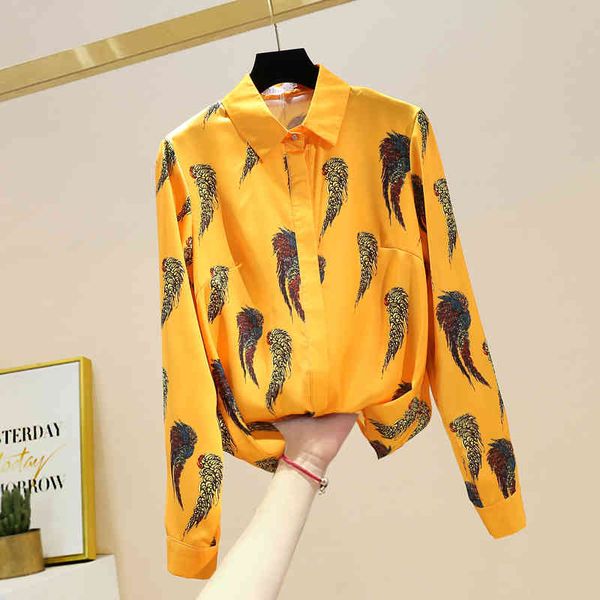 luxury quality europe style autumn women's long sleeves turn down collar print shirts ladies casual shirt blouse a3674 210428, White
luxury quality europe style autumn women's long sleeves turn down collar print shirts ladies casual shirt blouse a3674 210428, White