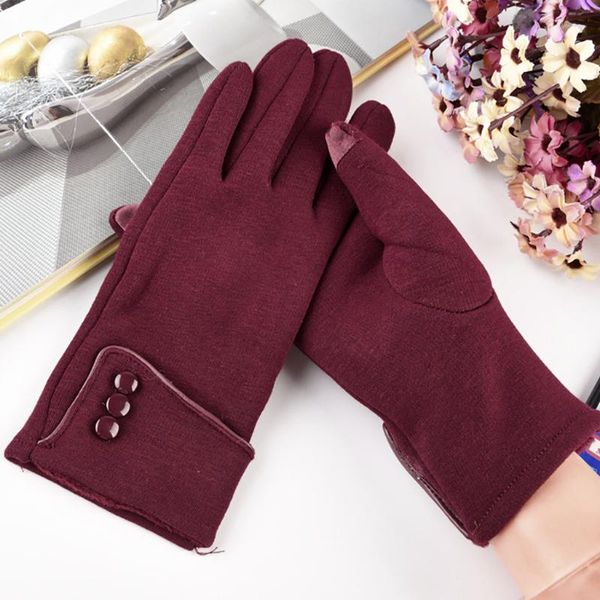 five fingers gloves winter keep warm fashion women soft lining button decoration pure color touch screen full finger, Blue;gray
five fingers gloves winter keep warm fashion women soft lining button decoration pure color touch screen full finger, Blue;gray