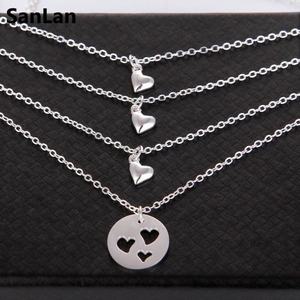 sanlan 1pcs stainless steel delicate heart mother daughter jewelry of 4 for mother's day two daughters link, chain, Black
sanlan 1pcs stainless steel delicate heart mother daughter jewelry of 4 for mother's day two daughters link, chain, Black