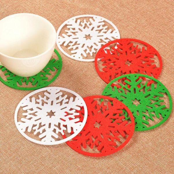 christmas decorations 2pcs 10cm snowflake shape felt round dining pad party diy kitchen decor home heat insulation xmas mat decoration 62298
christmas decorations 2pcs 10cm snowflake shape felt round dining pad party diy kitchen decor home heat insulation xmas mat decoration 62298