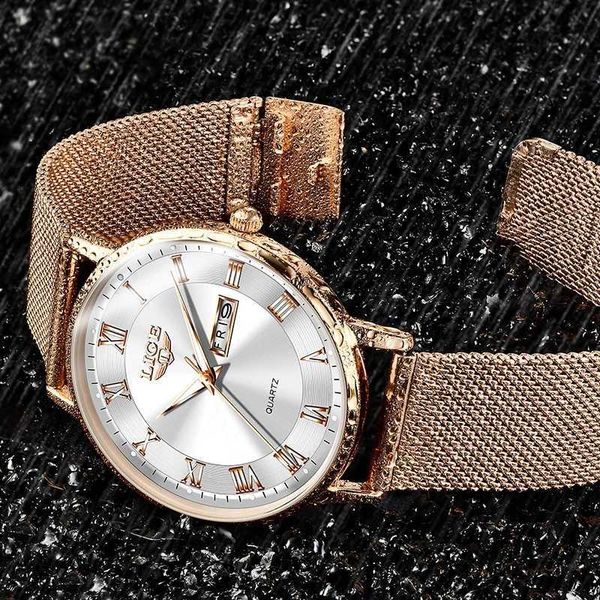 women watches ultra-thin luxury brand quartz watch fashion ladies clock stainless steel waterproof calendar week wristwatch, Slivery;brown
women watches ultra-thin luxury brand quartz watch fashion ladies clock stainless steel waterproof calendar week wristwatch, Slivery;brown