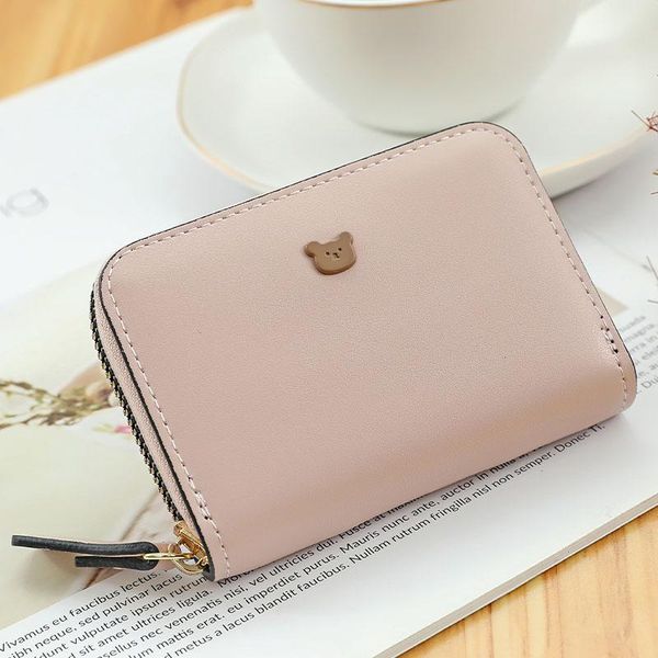 card holders pu leather holder women's organ credit id business pocket designer purse short zipper wallet for women, Brown;gray
card holders pu leather holder women's organ credit id business pocket designer purse short zipper wallet for women, Brown;gray