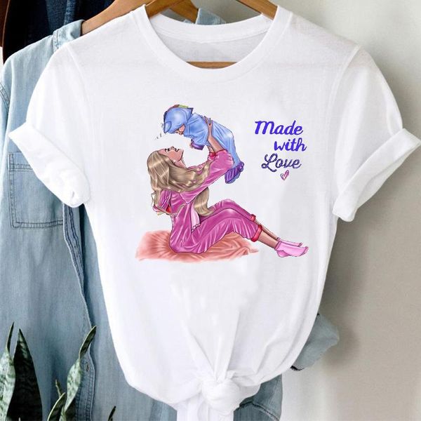 women's t-shirt t-shirts women watercolor happy spring summer cartoon mom mother mama clothes graphic tshirt lady print female tee, White
women's t-shirt t-shirts women watercolor happy spring summer cartoon mom mother mama clothes graphic tshirt lady print female tee, White