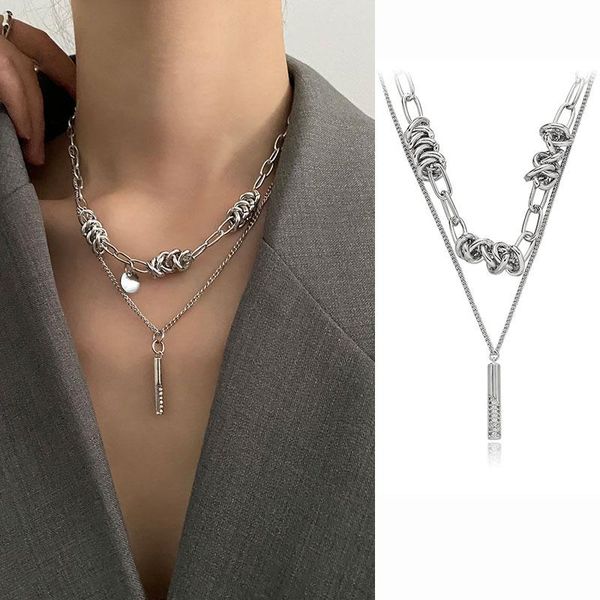 chokers xiaoboacc gothic couple necklace punk grunge hip hop thorn geometric pendant double chains jewerly wholesale, Golden;silver
chokers xiaoboacc gothic couple necklace punk grunge hip hop thorn geometric pendant double chains jewerly wholesale, Golden;silver