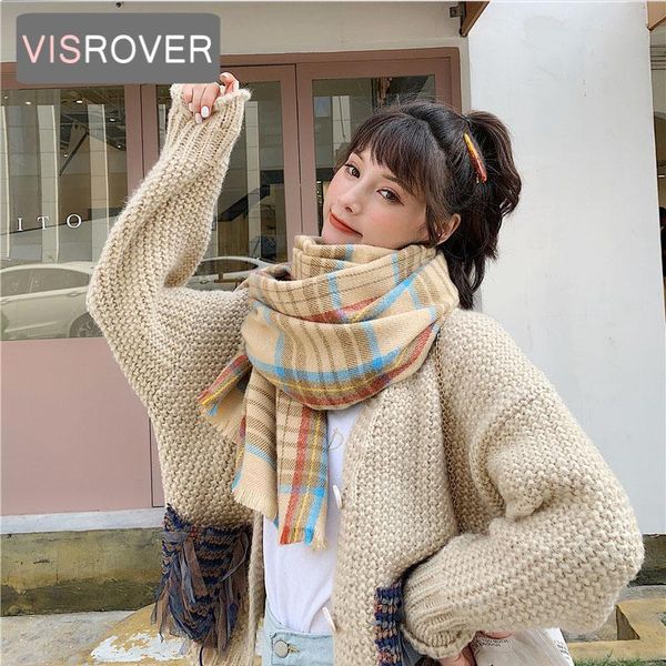 scarves visrover warm color checked winter scarf for women fashion female shawl cashmere handfeeling wraps yellow hijab gift, Blue;gray
scarves visrover warm color checked winter scarf for women fashion female shawl cashmere handfeeling wraps yellow hijab gift, Blue;gray