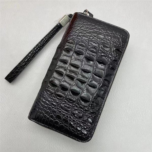 wallets authentictrue crocodile skin men's large two zippers clutch purse wallet genuine exotic alligator leather male long card holder, Red;black
wallets authentictrue crocodile skin men's large two zippers clutch purse wallet genuine exotic alligator leather male long card holder, Red;black