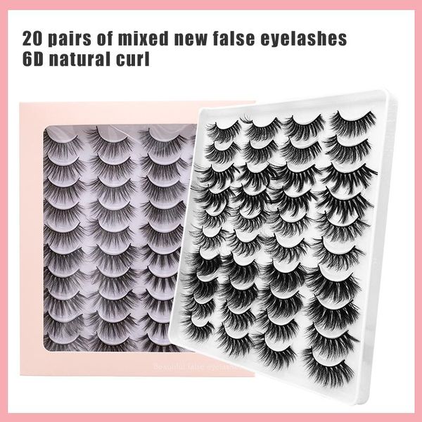 false eyelashes 20 pairs natural thick long 3d dramatic soft wispy volume makeup extension cosmetics 
false eyelashes 20 pairs natural thick long 3d dramatic soft wispy volume makeup extension cosmetics
