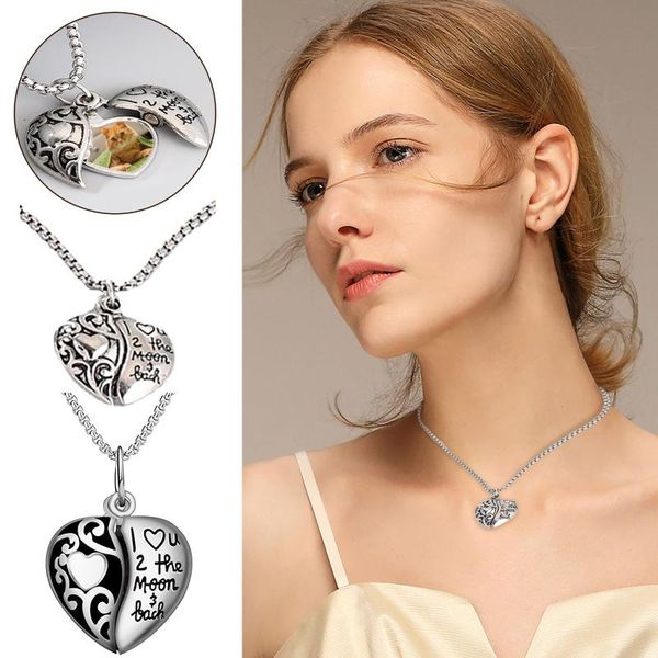 pendant necklaces 2021 s women accessories women's locket necklace sterling heart jewelry, Silver
pendant necklaces 2021 s women accessories women's locket necklace sterling heart jewelry, Silver
