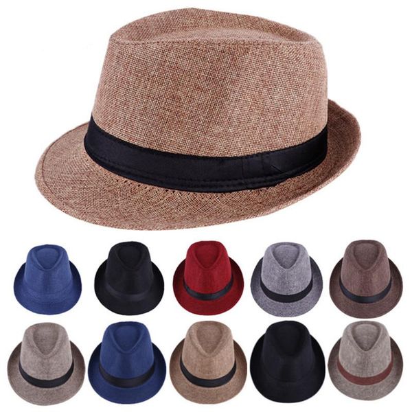 men's fedoras jazz cotton and linen pure hat dad imitation sun shield white wedding wide brim hats, Blue;gray
men's fedoras jazz cotton and linen pure hat dad imitation sun shield white wedding wide brim hats, Blue;gray