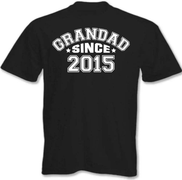 grandpa t-shirt since mens funny fathers day gift other years available, White;black
grandpa t-shirt since mens funny fathers day gift other years available, White;black