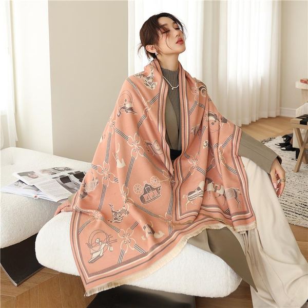 scarves 2021 horse print cashmere scarf autumn winter warm women's pashmina animal double-sided wrap thick shawl blanket, Blue;gray
scarves 2021 horse print cashmere scarf autumn winter warm women's pashmina animal double-sided wrap thick shawl blanket, Blue;gray