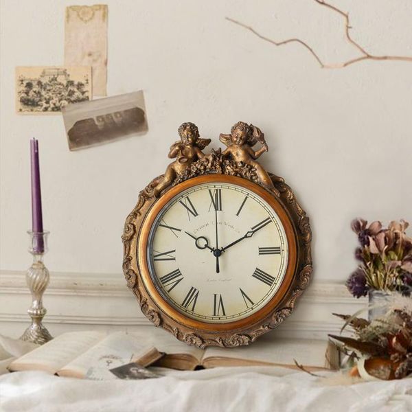 wall clocks american retro golden white resin crafts angel boy blowing trumpet classical clock living room decoration ornaments
wall clocks american retro golden white resin crafts angel boy blowing trumpet classical clock living room decoration ornaments