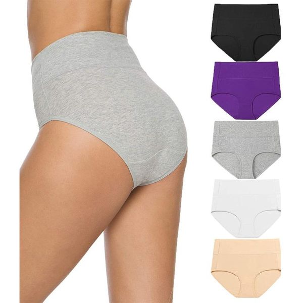 women's panties 5pcs cotton high waist underpants simple large size print briefs breathable female underwear, Black;pink
women's panties 5pcs cotton high waist underpants simple large size print briefs breathable female underwear, Black;pink