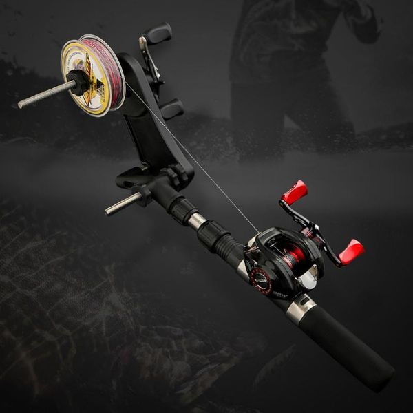 fishing line spooler winder portable reel spool spooling station system for spinning or baitcasting reels
fishing line spooler winder portable reel spool spooling station system for spinning or baitcasting reels