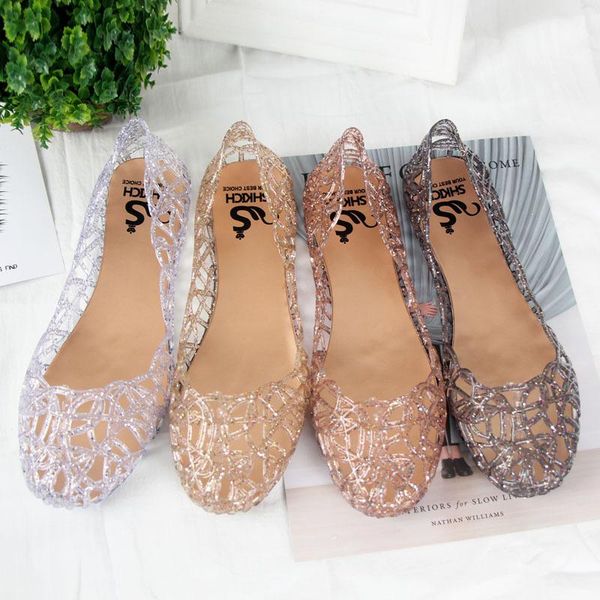 women jelly sandals ladies hollow out mesh crystal bling flat shoes slippers female fashion casual breathable woman comfort shoe, Black
women jelly sandals ladies hollow out mesh crystal bling flat shoes slippers female fashion casual breathable woman comfort shoe, Black