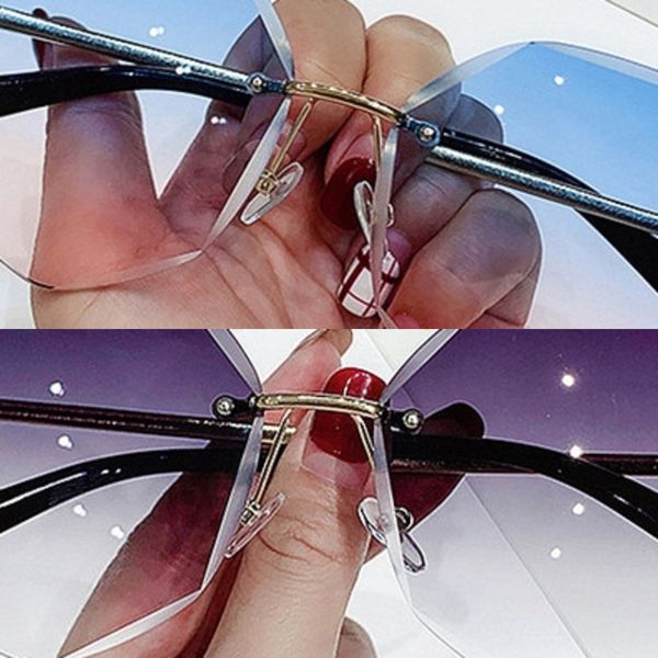 zxwlyxgx 2021 mode tea gradients sunglasses women ocean water cut framed objective metal temple sunglasses women uv400 glasses wholesale, Silver
zxwlyxgx 2021 mode tea gradients sunglasses women ocean water cut framed objective metal temple sunglasses women uv400 glasses wholesale, Silver