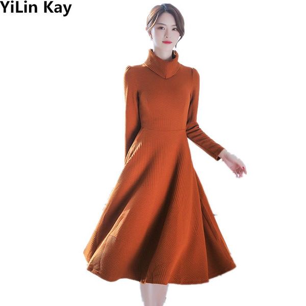 casual dresses yilin kay 2021 autumn winter elegant fit sweater dress slim turtleneck long sleeve party night, Black;gray
casual dresses yilin kay 2021 autumn winter elegant fit sweater dress slim turtleneck long sleeve party night, Black;gray