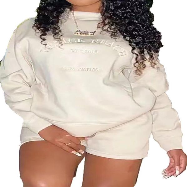 women's tracksuits white o neck long sleeve bro and short casual lady fashion high street outfits, Gray
women's tracksuits white o neck long sleeve bro and short casual lady fashion high street outfits, Gray