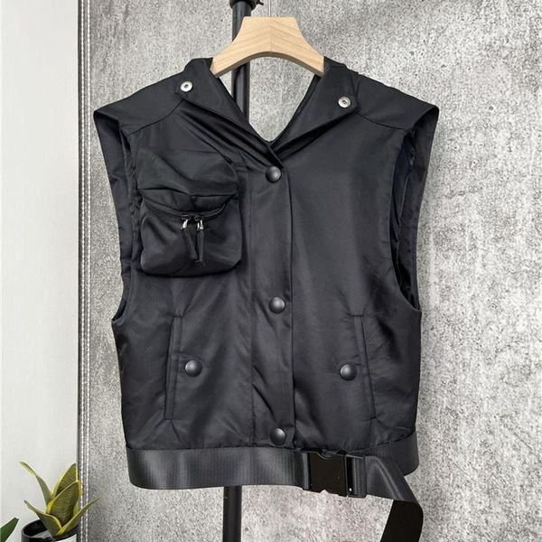 women's vests women fashion clothes big pockets nylon hooded vest female casual sleeveless, Black;white
women's vests women fashion clothes big pockets nylon hooded vest female casual sleeveless, Black;white