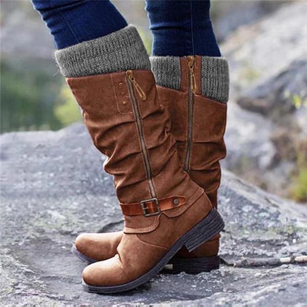 boots fashion women's long winter warm thigh high low heels zipper female snow shoes botas zapatos de mujer #40, Black
boots fashion women's long winter warm thigh high low heels zipper female snow shoes botas zapatos de mujer #40, Black