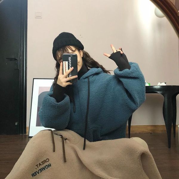 women's hoodies & sweatshirts winter women thicken warm fake two piece hoodie fashion hooded turtleneck long sleeve embroidery sweatshi, Black
women's hoodies & sweatshirts winter women thicken warm fake two piece hoodie fashion hooded turtleneck long sleeve embroidery sweatshi, Black