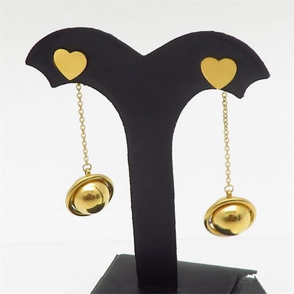 fashion stainless steel color gold rose round ball long drop earrings jewelry for women 210616, Silver
fashion stainless steel color gold rose round ball long drop earrings jewelry for women 210616, Silver