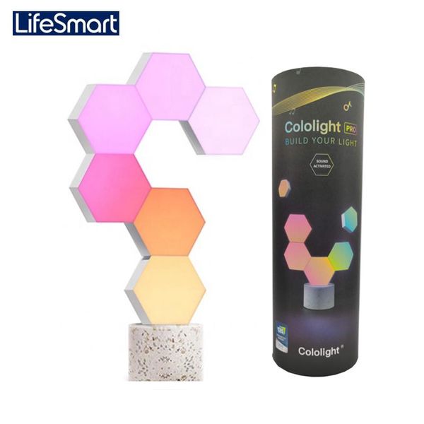 smart home control lifesmart wifi led quantum light kit splicing 6 blocks & stone base 16 million color work cololight with alexa google
smart home control lifesmart wifi led quantum light kit splicing 6 blocks & stone base 16 million color work cololight with alexa google