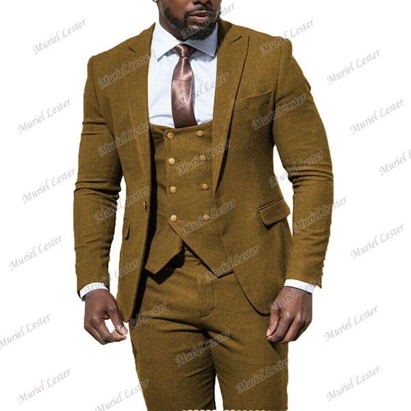 men's suits & blazers winter formal men tweed wool thick smoking business blazer masculino 3 pieces set slim fit wedding tuxedo prom dr, White;black
men's suits & blazers winter formal men tweed wool thick smoking business blazer masculino 3 pieces set slim fit wedding tuxedo prom dr, White;black