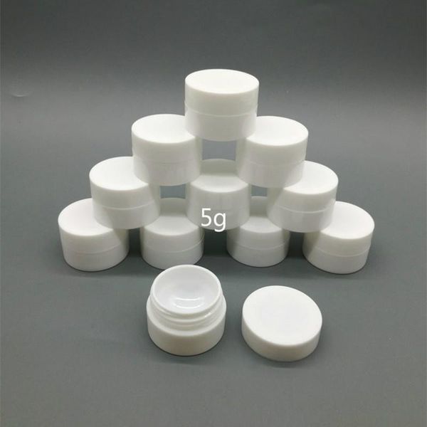 500pcs/lot 5g 5ml small plastic pp white cosmetic jar with hollow bottom and screw cap, sunk container packing bottles
500pcs/lot 5g 5ml small plastic pp white cosmetic jar with hollow bottom and screw cap, sunk container packing bottles