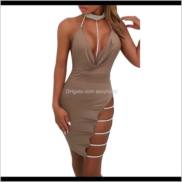 casual womens clothing apparel drop delivery 2021 black party dress summer fashion deep v neck halter backless choker slit sequin bodyco, Black;gray
casual womens clothing apparel drop delivery 2021 black party dress summer fashion deep v neck halter backless choker slit sequin bodyco, Black;gray
